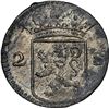 Image 1 : NETHERLANDS (United), Holland, 2 stuivers, 1724, NGC UNC details / saltwater damage (Shipwreck Blue 