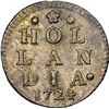 Image 2 : NETHERLANDS (United), Holland, 2 stuivers, 1724, NGC UNC details / saltwater damage (Shipwreck Blue 