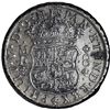 Image 2 : MEXICO, Mexico City, pillar 8 reales, Philip V, 1741 MF, housed in a large plastic holder printed wi