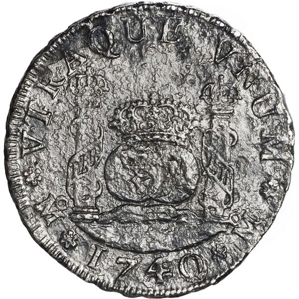 MEXICO, Mexico City, pillar 4 reales, Philip V, 1740 MF, ex-Brameld.