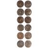 Image 1 : NETHERLANDS (United), Zeeland, lot of eleven copper duits, 1752.