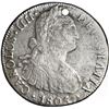 Image 1 : MEXICO, Mexico City, bust 8 reales, Charles IV, 1805 TH.