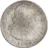 Image 1 : MEXICO, Mexico City, bust 8 reales, Charles IV, 1807 TH.