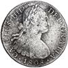 Image 1 : MEXICO, Mexico City, bust 8 reales, Charles IV, 1808 TH.