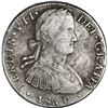 Image 1 : MEXICO, Mexico City, bust 8 reales, Ferdinand VII transitional ("armored" bust), 1810 HJ.