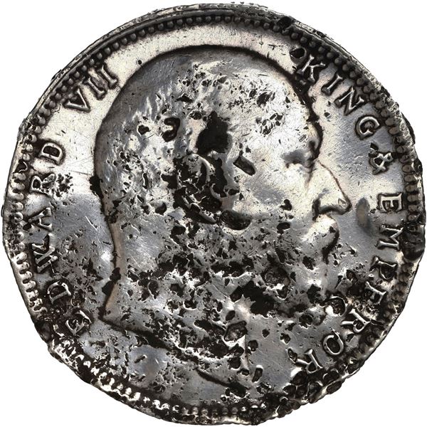 INDIA (British), Calcutta mint, rupee, Edward VII, 1905.