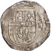 Image 1 : MEXICO, Mexico City, cob 2 reales, Philip II, assayer O below mintmark oM to left, ex-Hubbard.