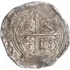 Image 2 : MEXICO, Mexico City, cob 2 reales, Philip II, assayer O below mintmark oM to left, ex-Hubbard.