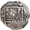 Image 1 : MEXICO, Mexico City, cob 2 reales, Philip III, assayer F, pre-dated type, ex-Hubbard.