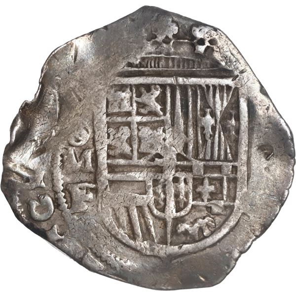 MEXICO, Mexico City, cob 2 reales, Philip III, assayer F, ex-Hubbard.