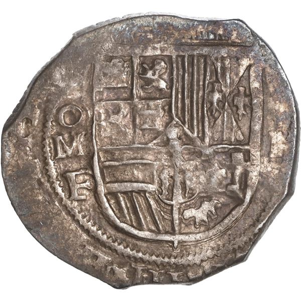 MEXICO, Mexico City, cob 2 reales, Philip III, assayer F, ex-Hubbard.