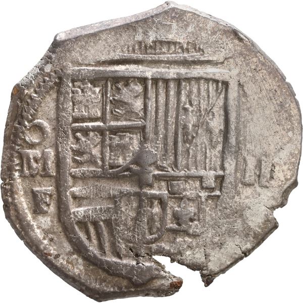 MEXICO, Mexico City, cob 2 reales, Philip III, assayer F, ex-Hubbard.
