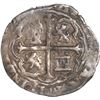 Image 2 : MEXICO, Mexico City, cob 1 real, Philip II, assayer O to right and below mintmark oM to left, ex-Hub