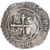 Image 2 : MEXICO, Mexico City, cob 1 real, Philip II, assayer O to left, mintmark oM to right, ex-Hubbard.