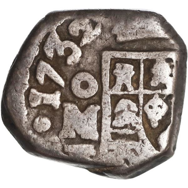 MEXICO, Mexico City, cob 1 real, 1732 F, ex-Hubbard.