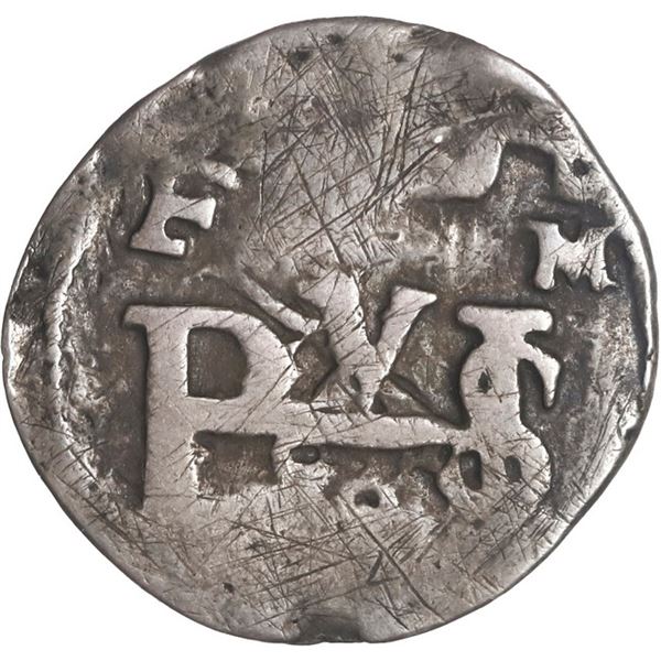 MEXICO, Mexico City, cob ½ real, Philip III, assayers F-oD, with F at top left, oM at top right, and