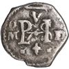 Image 1 : MEXICO, Mexico City, cob ½ real, Philip III, assayer D/F (ca. 1618), ex-Hubbard.