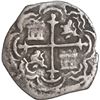 Image 2 : MEXICO, Mexico City, cob ½ real, Philip III, assayer D/F (ca. 1618), ex-Hubbard.