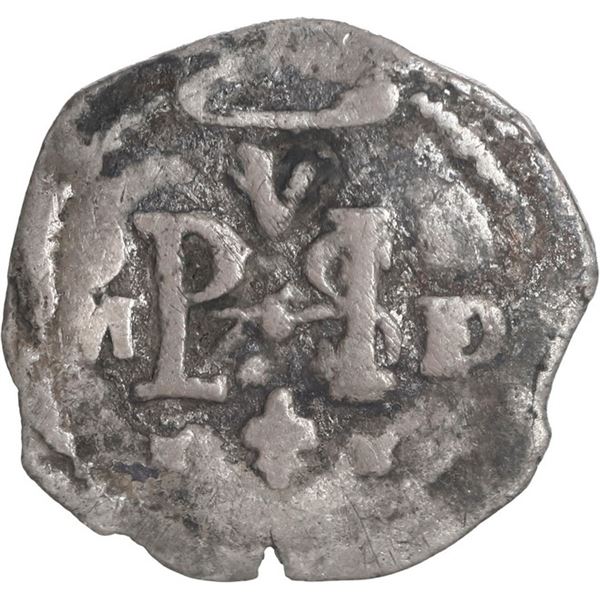 MEXICO, Mexico City, cob ½ real, Philip III, assayer D/F (ca. 1618), ex-Hubbard.