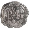 Image 1 : MEXICO, Mexico City, cob ½ real, Philip III, assayer D/F (ca. 1618), ex-Hubbard.