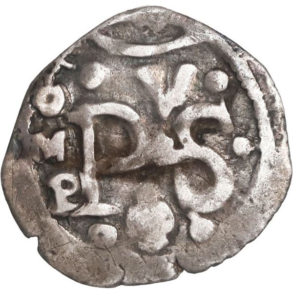 MEXICO, Mexico City, cob ½ real, Philip IV, assayer P, ex-Hubbard.
