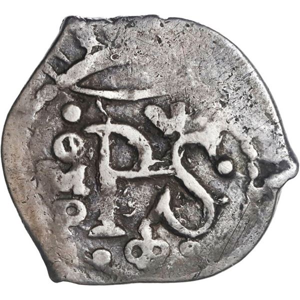 MEXICO, Mexico City, cob ½ real, Philip IV, assayer P, ex-Hubbard.