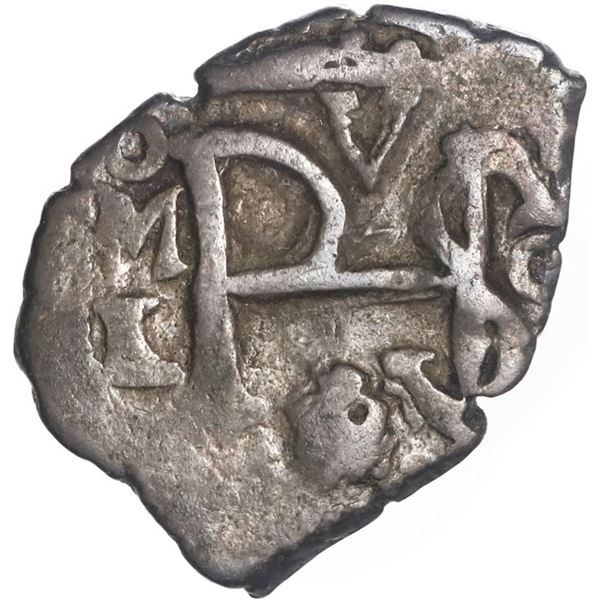 MEXICO, Mexico City, cob ½ real, Philip V, assayer L (1702-5), rare, ex-Hubbard.