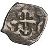 Image 2 : MEXICO, Mexico City, cob ½ real, Philip V, assayer J, style of 1714-24, ex-"Meseta Central."