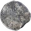 Image 2 : BOLIVIA, Potosí, cob 8 reales, Philip III, assayer R (curved leg).