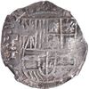 Image 1 : BOLIVIA, Potosí, cob 8 reales, Philip III, assayer T, upper half of shield transposed, NGC VF detail