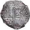 Image 2 : BOLIVIA, Potosí, cob 8 reales, Philip III, assayer T, upper half of shield transposed, NGC VF detail
