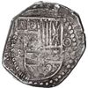 Image 1 : BOLIVIA, Potosí, cob 8 reales, Philip IV, assayer P (1620s).