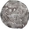 Image 1 : BOLIVIA, Potosí, cob 8 reales, Philip IV, assayer TR (large, late 1630s).