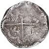 Image 2 : BOLIVIA, Potosí, cob 8 reales, Philip IV, assayer TR (large, late 1630s).