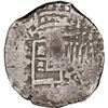 Image 1 : BOLIVIA, Potosí, cob 8 reales, Philip IV, assayer not visible (1640s), PCGS F15.