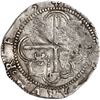 Image 2 : BOLIVIA, Potosí, cob 4 reales, Philip II, assayer B (1st period).