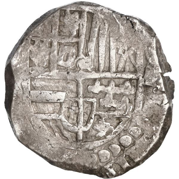 BOLIVIA, Potosí, cob 4 reales, Philip III or IV, assayer not visible, quadrants of cross transposed.