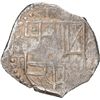 Image 1 : BOLIVIA, Potosí, cob 4 reales, Philip IV, assayer T/P (1628-9), quadrants of cross transposed ("hunc