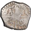 Image 2 : BOLIVIA, Potosí, cob 4 reales, Philip IV, assayer T/P (1628-9), quadrants of cross transposed ("hunc