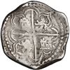 Image 2 : BOLIVIA, Potosí, cob 2 reales, Philip III, assayer R (curved leg).