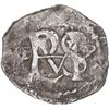 Image 1 : BOLIVIA, Potosí, cob ½ real, Philip III, assayer R (curved leg).