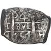 Image 1 : BOLIVIA, Potosí, cob 4 reales, 1757 q, ex-Ponte.