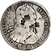 Image 1 : BOLIVIA, Potosí, bust 8 reales, Charles IV, 1804 PJ, with several clear Asian chopmarks, ex-Brameld.