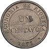 Image 2 : CHILE, Santiago, copper-nickel 1 centavo, 1871, NGC MS 63.