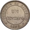 Image 2 : CHILE, Santiago, copper-nickel 1 centavo, 1871, NGC MS 63.
