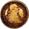 Image 1 : COLOMBIA, Popayán, gold bust 1 escudo, Charles IV, 1795 JF, ex-JEAS.