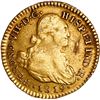 Image 1 : COLOMBIA, Bogotá, gold bust 1 escudo, Ferdinand VII (bust of Charles IV), 1819 JF, ex-Becerra.