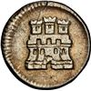 Image 1 : COLOMBIA, Bogotá, ¼ real, Ferdinand VI or Charles III, no date or mintmark or assayer (anepigraphic 
