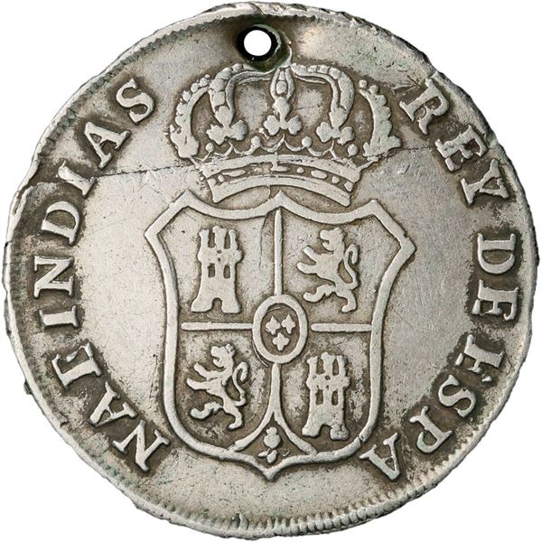 COLOMBIA, Bogotá, 2 reales-sized proclamation medal, Ferdinand VII, 1808, Nuevo Reino de Granada (Bo