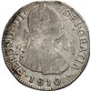 Image 1 : COLOMBIA, Popayán, bust 2 reales, Ferdinand VII (bust of Charles IV), 1810 JF, NGC F details / clean